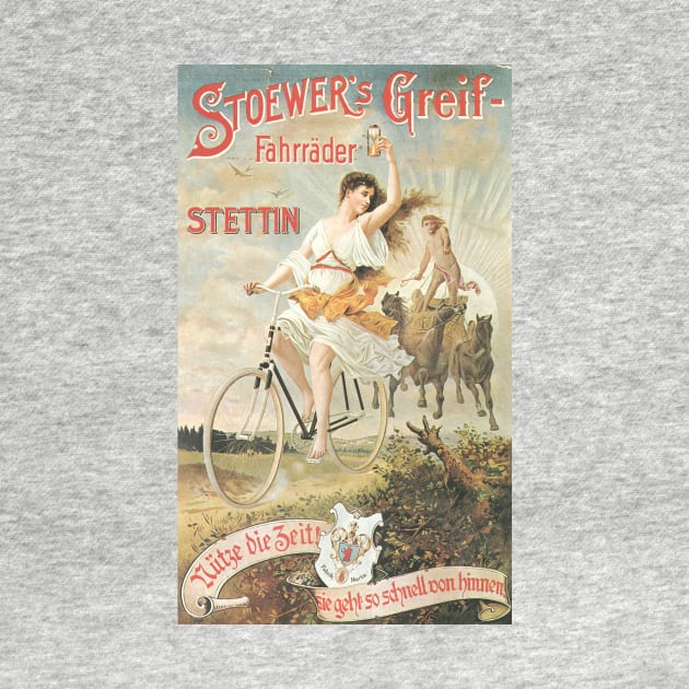 Stoewers's Greif Fahrräder - Bicycle Poster from 1900 by coolville